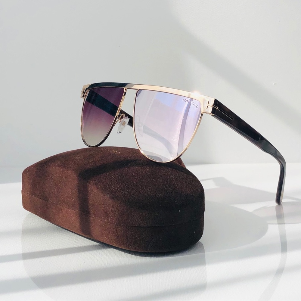 New Tom Ford Stephanie-02 Aviator Sunglasses - Picture 3 of 16